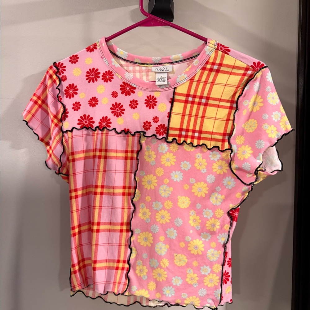 Rue21 Patchwork Tee